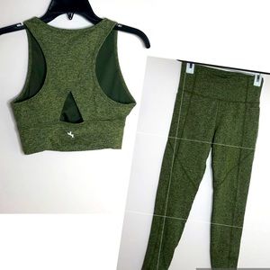 JOY LAB heathered sage green bundle set small